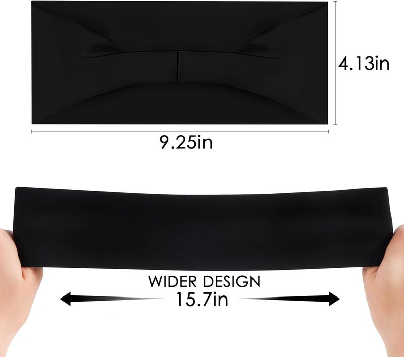DiyJibb Sport Headbands for Men - 7 Pcs Sweat Absorbent Running Headband for Fitness Workout Running Rugby Baseball Yoga High Intensity Interval Training, Unisex Sweatband for Both Men and Women - Image 3